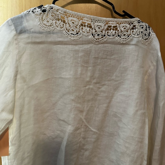 J.Jill linen cardigan size L - Picture 4 of 5